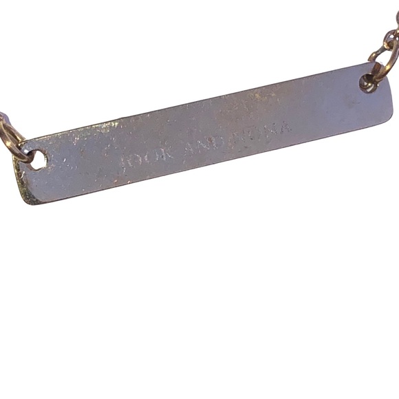 Not for Sale Jook and Nona (Happy) simple classic necklace gold tone pop - Picture 4 of 7